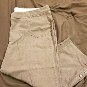 Brown Capri Pants